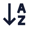 Arrow Down Az icon preview
