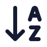 Arrow Down Az icon preview