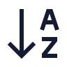 Arrow Down Az icon preview
