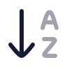 Arrow Down Az icon preview