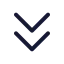Arrowdowndouble icon with stroke standard style
