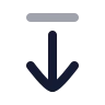 Arrow Down From Line icon preview