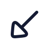 Arrow Down Left 02 icon preview