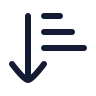 Arrow Down Narrow Wide icon preview