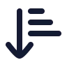 Arrow Down Narrow Wide icon preview