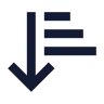 Arrow Down Narrow Wide icon preview