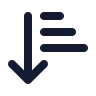 Arrow Down Narrow Wide icon preview