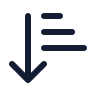 Arrow Down Narrow Wide icon preview