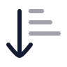Arrow Down Narrow Wide icon preview