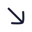 Arrowdownright icon with stroke rounded style