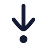 Arrow Down To Dot icon preview