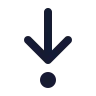 Arrow Down To Dot icon preview
