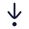 Arrow Down To Dot icon preview