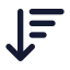 Arrowdownwidenarrow icon with solid standard style