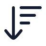 Arrow Down Wide Narrow icon preview