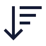 Arrow Down Wide Narrow icon preview