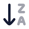 Arrow Down Za icon preview