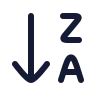 Arrow Down Za icon preview
