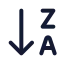 Arrowdownza icon with duotone standard style
