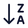 Arrow Down Za icon preview