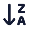 Arrow Down Za icon preview