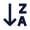 Arrow Down Za icon preview