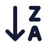 Arrow Down Za icon preview