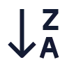 Arrow Down Za icon preview