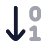 Arrow Down 01 icon preview