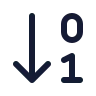 Arrow Down 01 icon preview