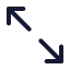 Arrowexpand icon with duotone standard style