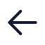 Arrowleft icon with stroke standard style