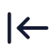 Arrowleft icon with duotone standard style