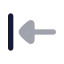 Arrowleft icon with bulk rounded style