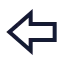 Arrowleftbig icon with stroke sharp style