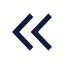 Arrowleftdouble icon with solid sharp style