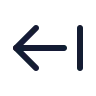 Arrow Left From Line icon preview