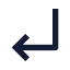 Arrowmovedownleft icon with solid sharp style