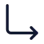 Arrowmovedownright icon with duotone standard style