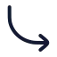 Arrowmovedownright icon with stroke rounded style
