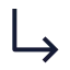 Arrowmovedownright icon with stroke sharp style