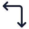 Arrow Move Left Down icon preview