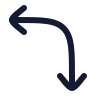 Arrow Move Left Down icon preview
