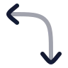 Arrow Move Left Down icon preview