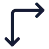 Arrow Move Right Down icon preview