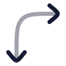 Arrow Move Right Down icon preview