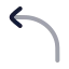 Arrowmoveupleft icon with twotone rounded style
