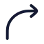 Arrowmoveupright icon with stroke rounded style