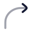 Arrowmoveupright icon with twotone rounded style