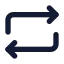 Arrowreloadhorizontal icon with solid standard style